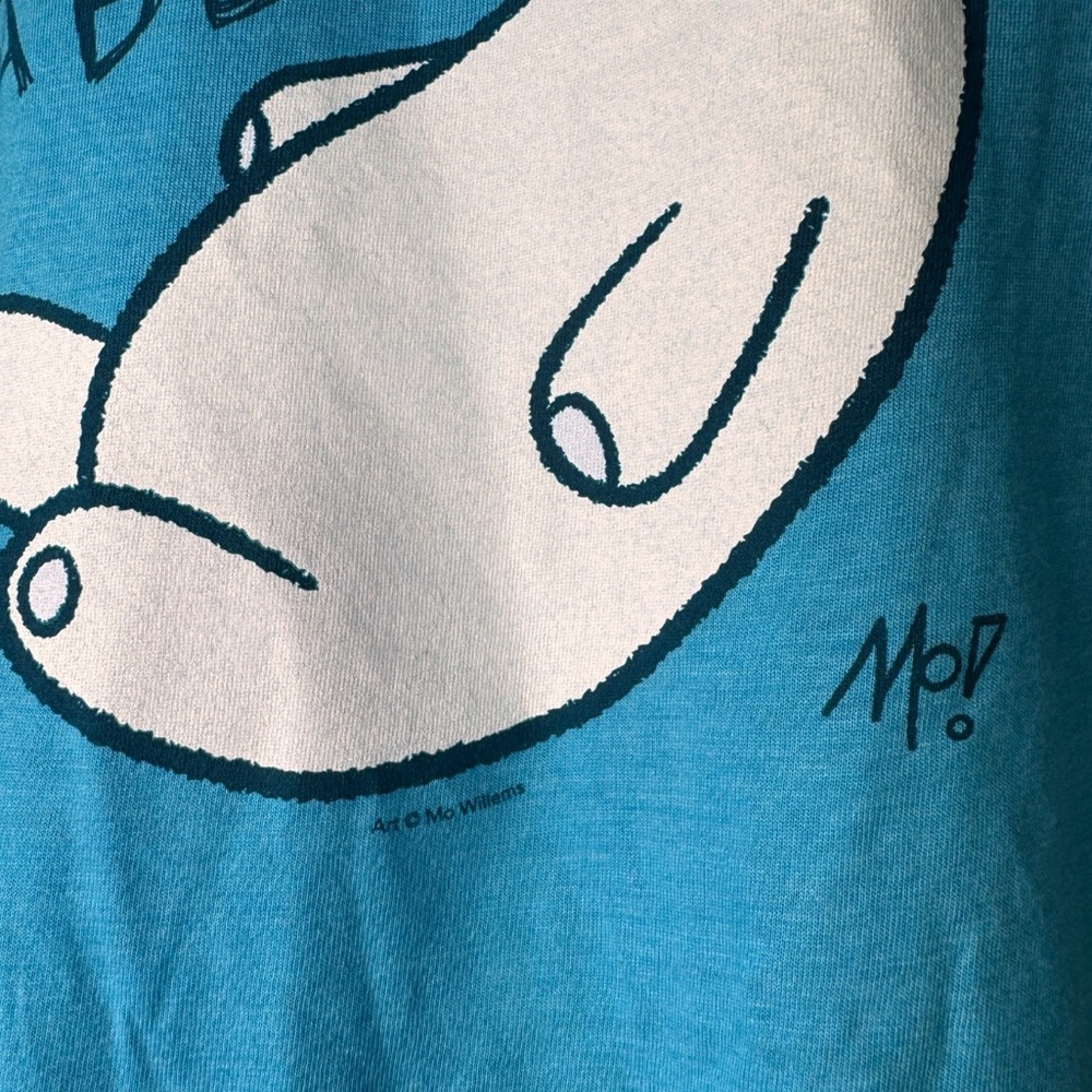 Knuffle Bunny Blue Unisex T-Shirt Size X-Large by Out of Print - Picture 3 of 5